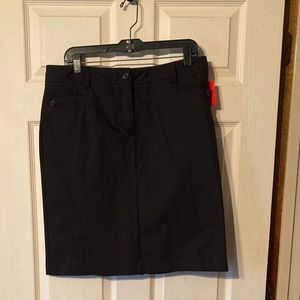 Isaac Mizrahi Skirt Black (NWT) 12